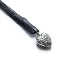 Julie Martick's Silver heart on Ribbon 