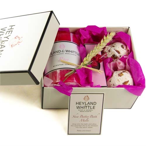 Heyland & Whittle Shea Butter Rose Candle Gift Box