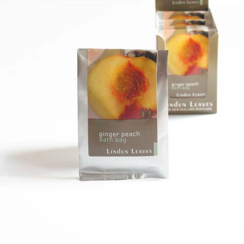 Linden Leaves Ginger Peach Bath Bag - 15g
